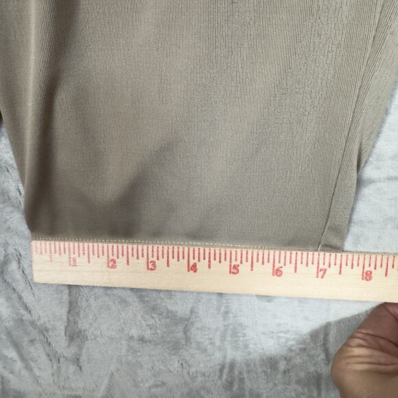 Easywear by Chicos Pull On Slinky Pant Womens 2 (M/L) Tan High Rise Stretch - Picture 7 of 14